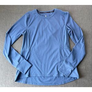 Spyder Active Performance Long Sleeve Top Womens L Blue Athleisure Outdoor